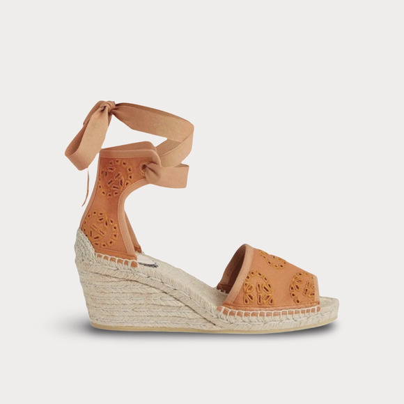Gucci Damita GG Eyelet Wedge Heel - Women’s 7 - Picture 1 of 7